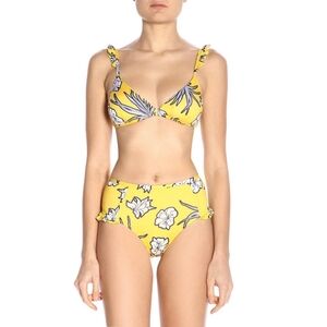 Pinko Elise Bralette Floral Bikini Top NWT
